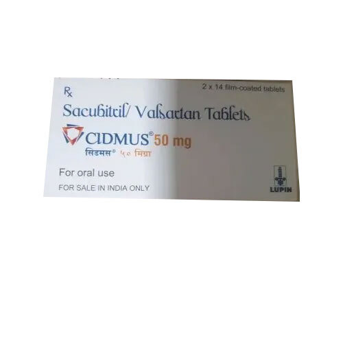 Cidmus 50mg Sacubitril Valsartan Tablets IP