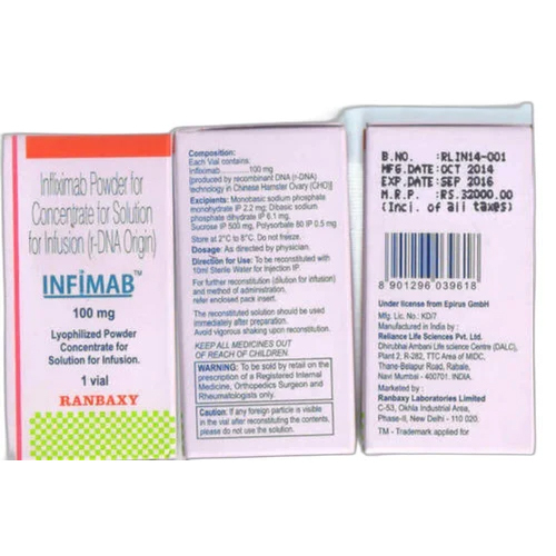 Remicade 100mg Infliximab Injection IP