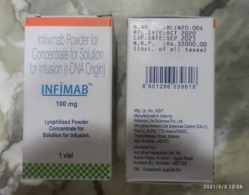 Infimab 100mg Infliximab Injection
