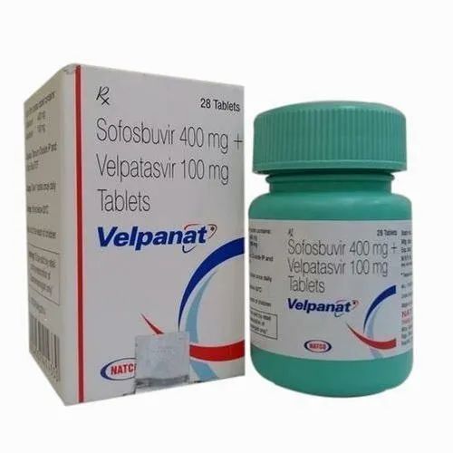 Velpanat Sofosbuvir 400mg Velpatasvir 100mg Tablets